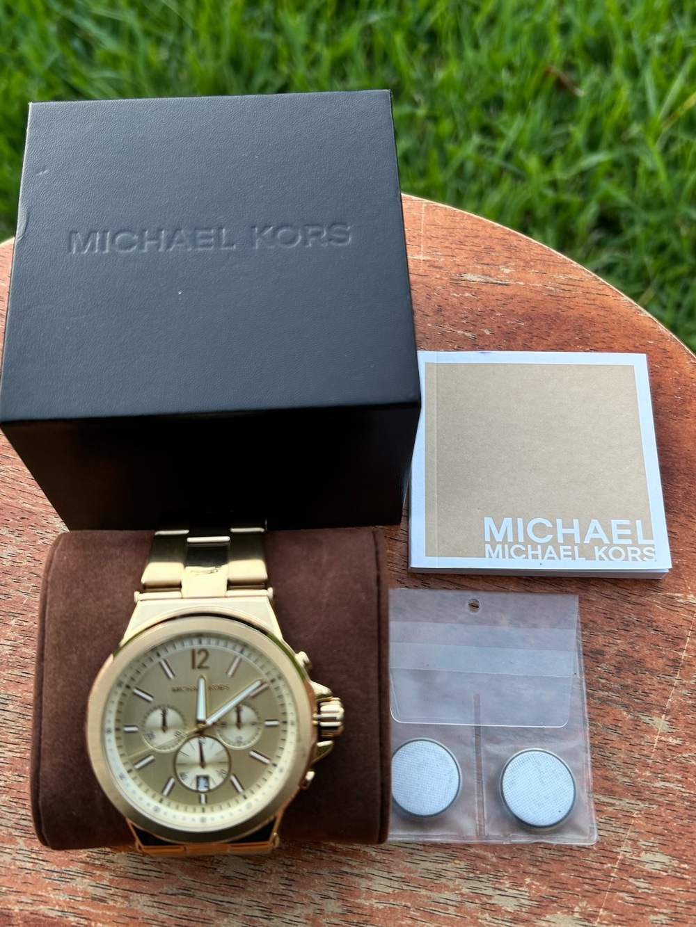 Michael Kors MK8278 Gold Chronograph Watch